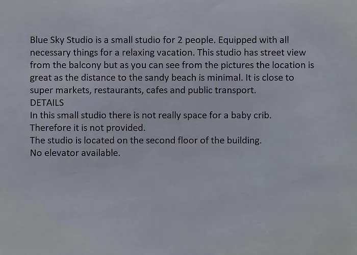 Blue Sky Apartament *